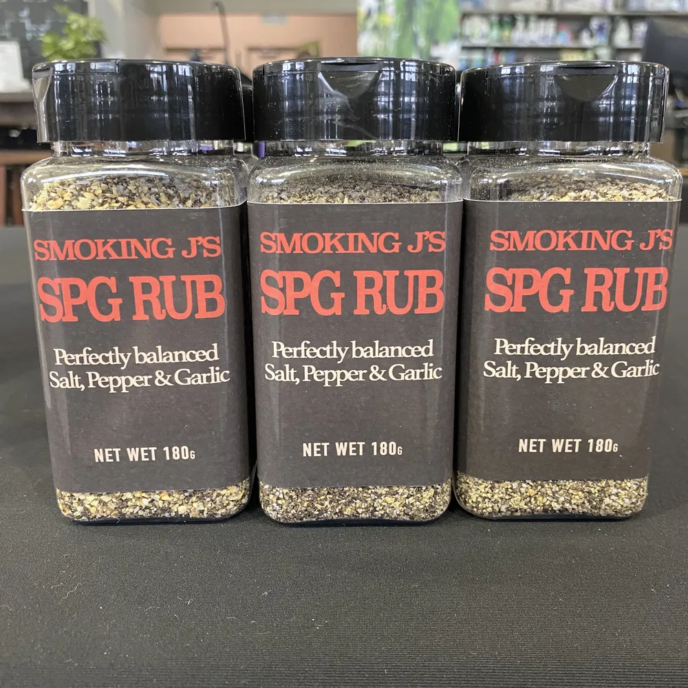 Jars of Smoking J's SPG Rub